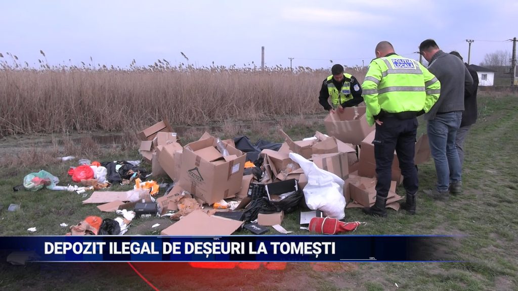 DEPOZIT ILEGAL DE DEŞEURI LA TOMEŞTI