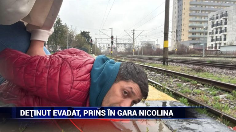 DEŢINUT EVADAT, PRINS ÎN GARA NICOLINA