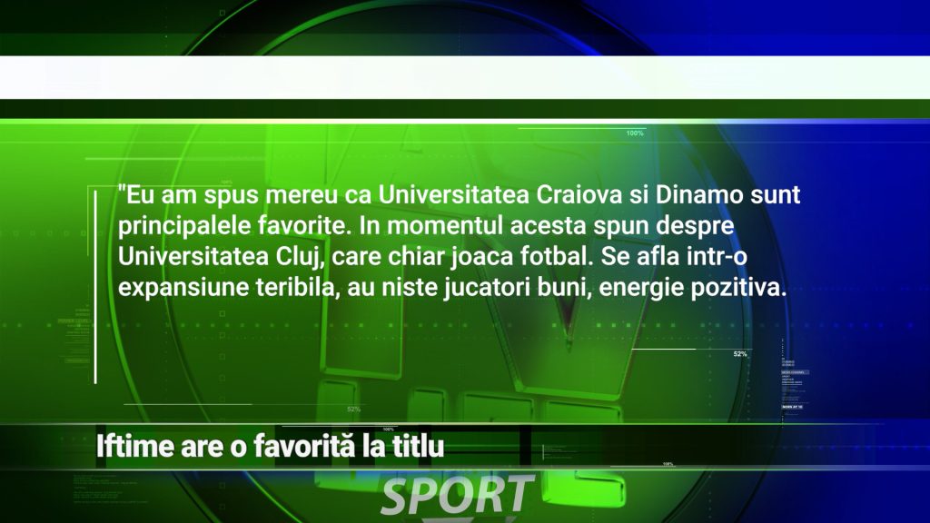 IFTIME ARE O FAVORITĂ LA TITLU