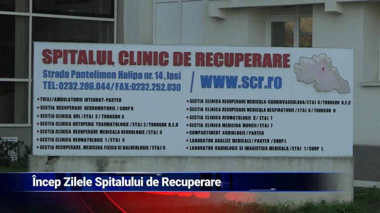 Încep Zilele Spitalului de Recuperare
