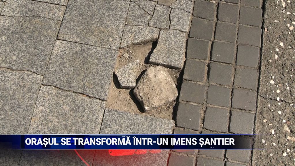 ORAŞUL SE TRANSFORMĂ ÎNTR-UN IMENS ŞANTIER
