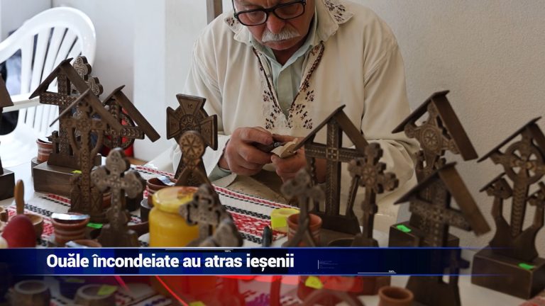 Ouăle încondeiate au atras ieşenii