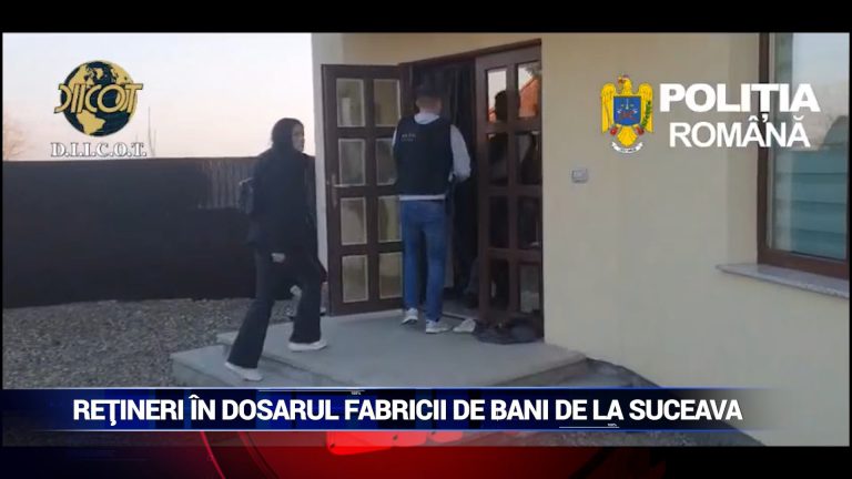 Reţineri în dosarul fabricii de bani de la Suceava