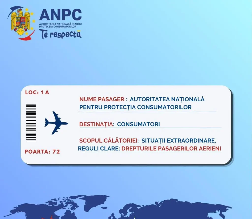 ANPC lansează un ghid de urgență pentru pasagerii aerieni: Ce drepturi ai când zborul este afectat de crize geopolitice