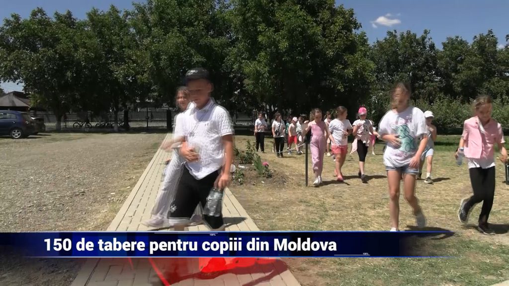 150 de tabere pentru copiii din Moldova