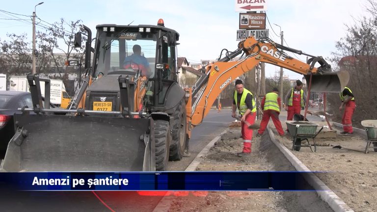 Amenzi pe şantiere