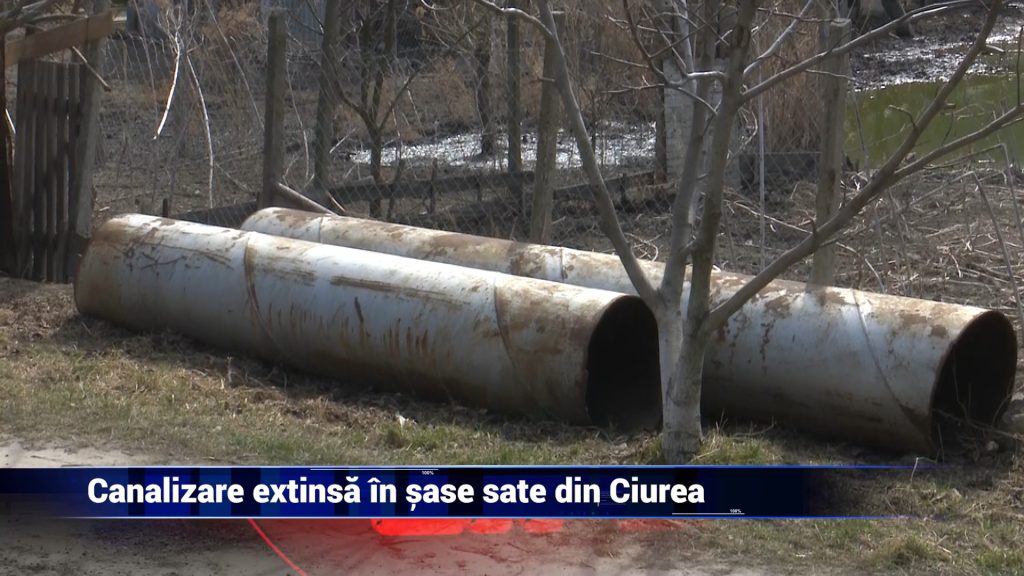Canalizare extinsă în şase sate din Ciurea