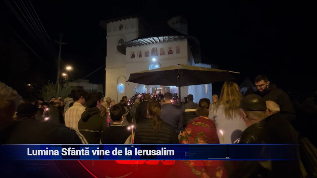 Lumina Sfântă vine de la Ierusalim