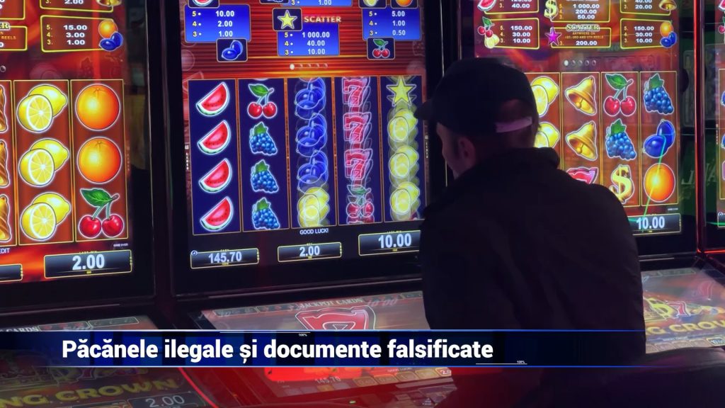 Păcănele ilegale şi documente falsificate