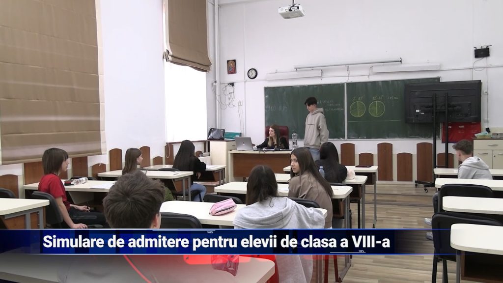 Simulare de admitere pentru elevii de clasa a VIII-a