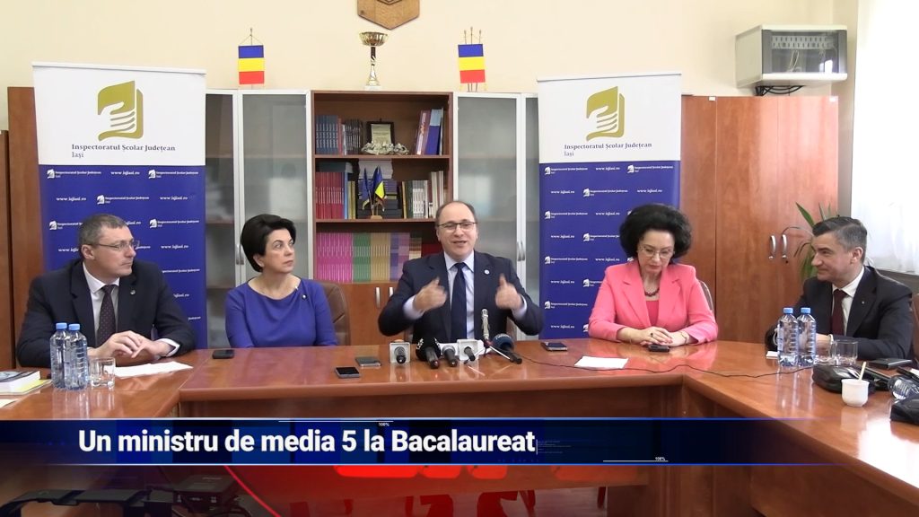 Un ministru de media 5 la bacalaureat