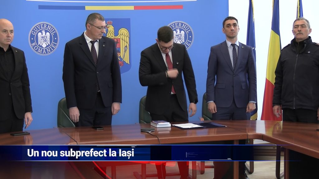 UN NOU SUBPREFECT LA IAȘI