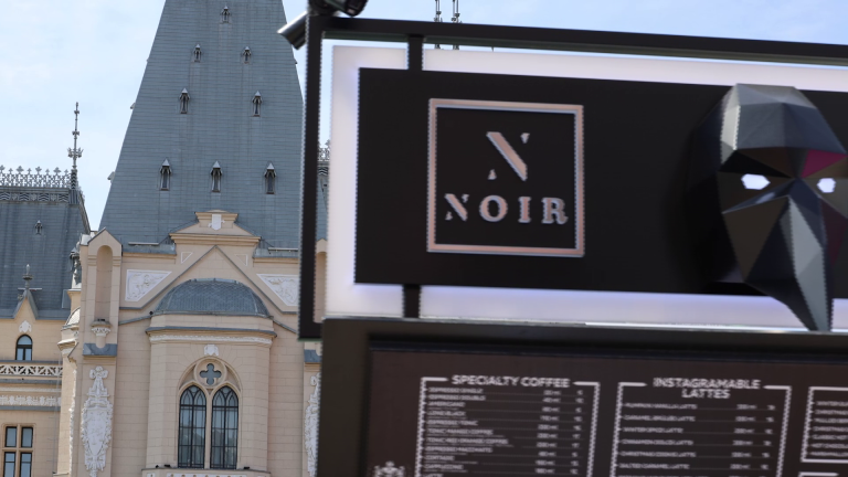 Noir Coffee Roasters ajunge la cinci locații în Iași. Cea mai recentă, în zona Palatului Culturii