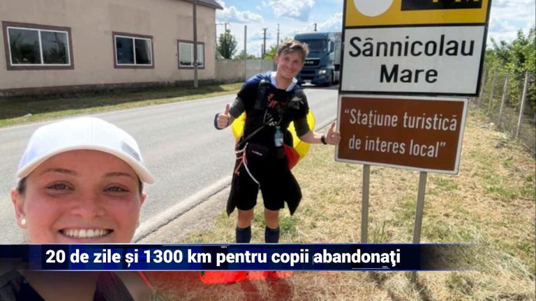 20 de zile şi 1300 de km pentru copiii abandonaţi