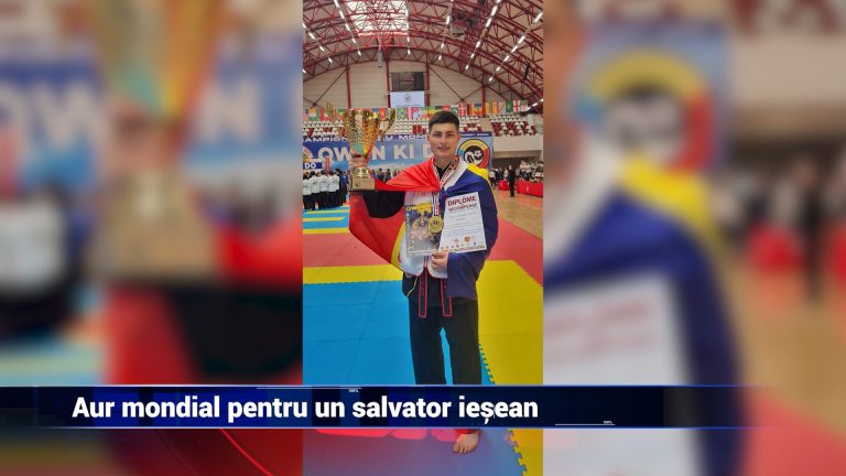 Aur mondial pentru un salvator ieşean