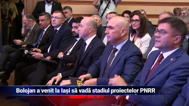 Bolojan a venit la Iaşi să vadă stadiul proiectelor PNRR