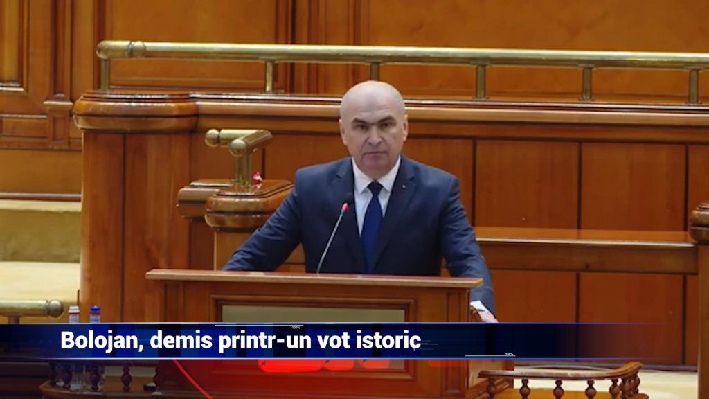 Bolojan, demis printr-un vot istoric
