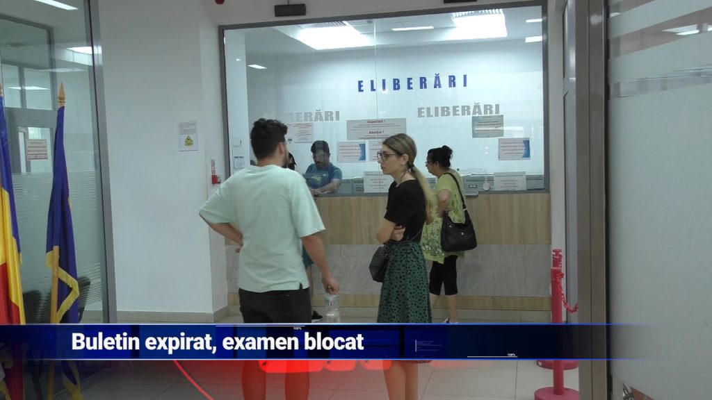 Buletin expirat, examen blocat