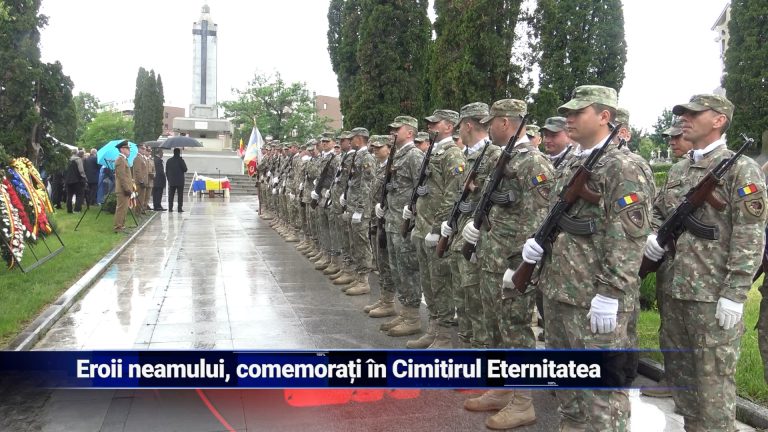 Eroii neamului, comemoraţi în Cimitirul Eternitatea