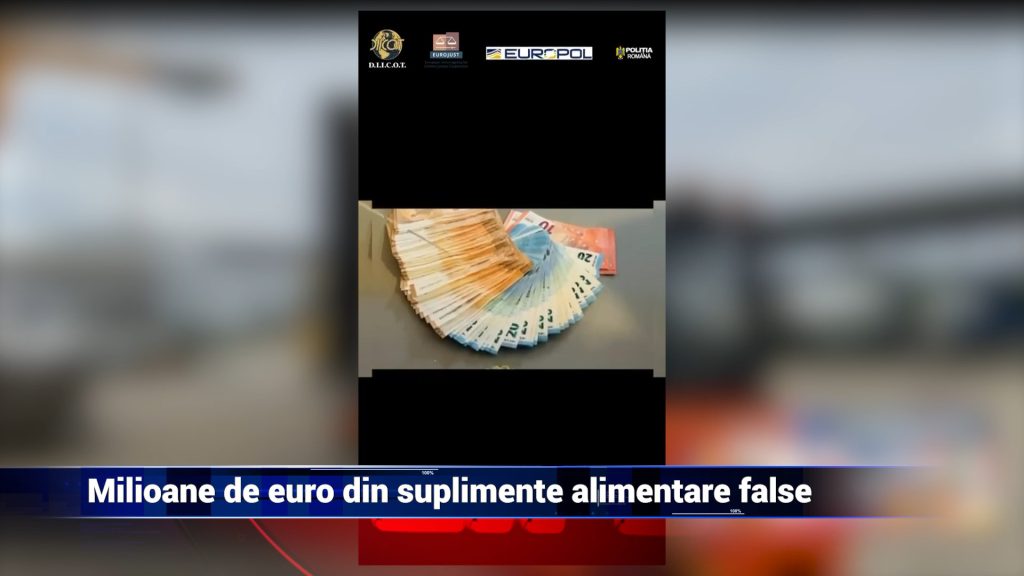 Milioane de euro din suplimente alimentare false