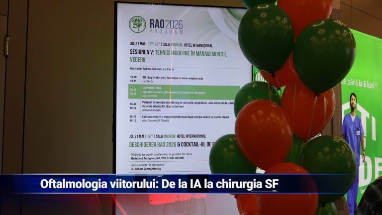 Oftalmologia viitorului: De la inteligenţă artificială, la chirurgia SF