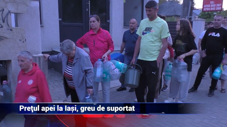Preţul apei la Iaşi, greu de suportat