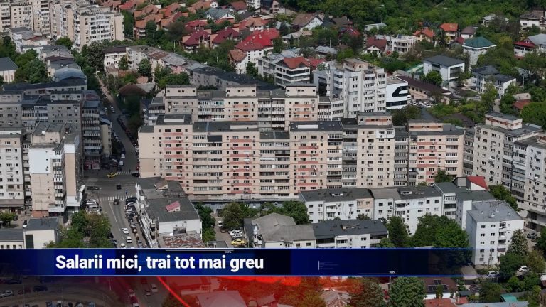 Salarii mici, trai tot mai greu