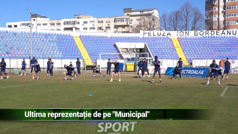 ULTIMA REPREZENTAŢIE DE PE „MUNICIPAL”