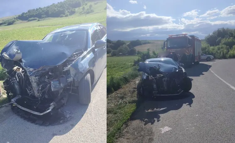 Un autoturism a fost lovit de un tren InterCity la limita dintre județele Iași și Suceava. Șoferița a scăpat fără răni grave