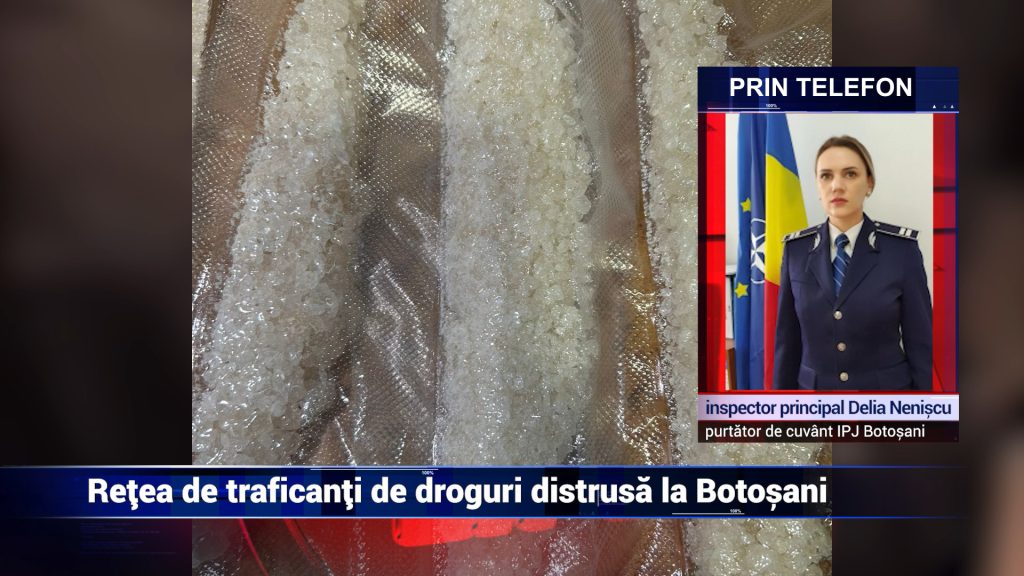 Reţea de traficanţi de droguri distrusă la Botoşani