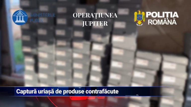 CAPTURĂ URIAŞĂ DE PRODUSE CONTRAFĂCUTE