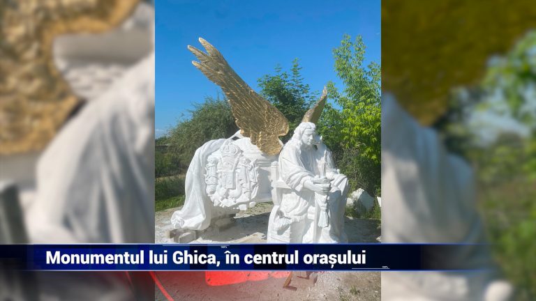 Monumentul lui Ghica, în centrul orașului