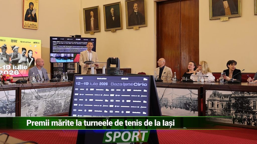 PREMII MĂRITE LA TURNEELE DE TENIS DE LA IAȘI