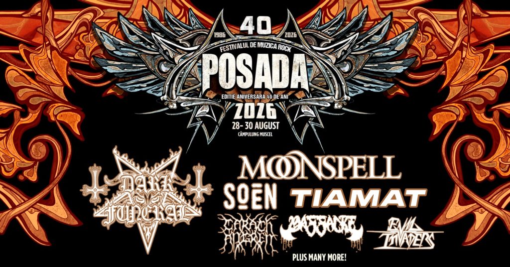 Posada Rock 2026 – ediția aniversară de 40 de ani!