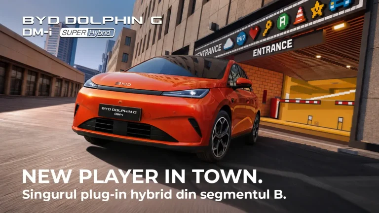 BYD Dolphin G DM-i debutează la Iași. Lansare oficială pe 25 iunie și weekend cu porți deschise la Mega Auto – BYD Iași