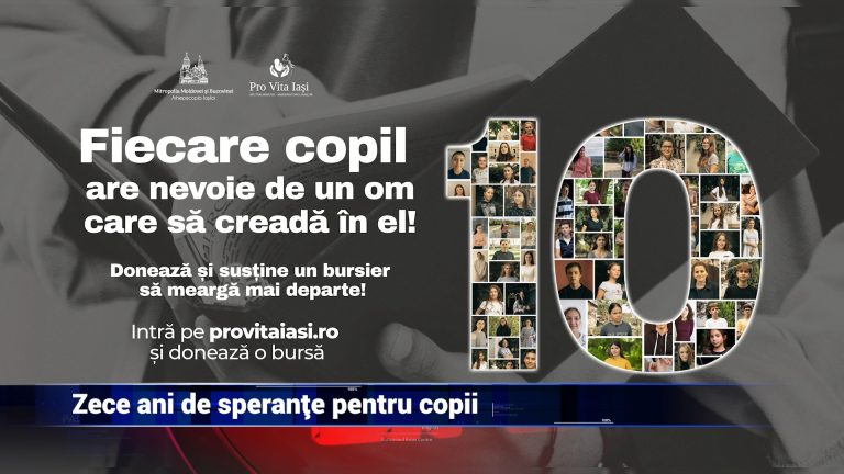 ZECE ANI DE SPERANŢE PENTRU COPII