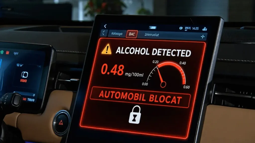 Mașinile noi, obligatoriu preechipate cu sisteme anti-alcool de la 1 iulie. Cât va costa tehnologia și cum funcționează