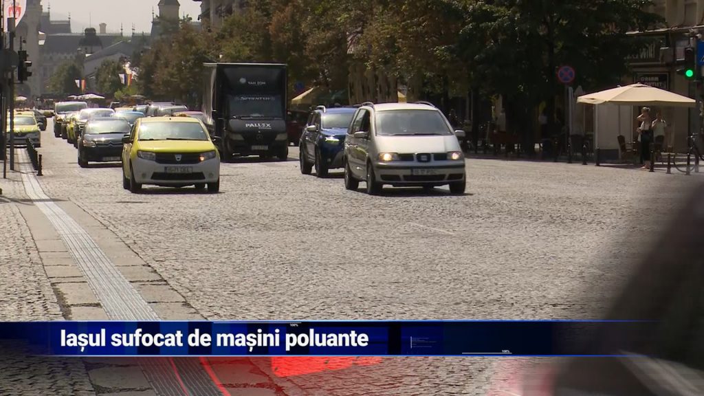 IAŞUL, SUFOCAT DE MAŞINI POLUANTE