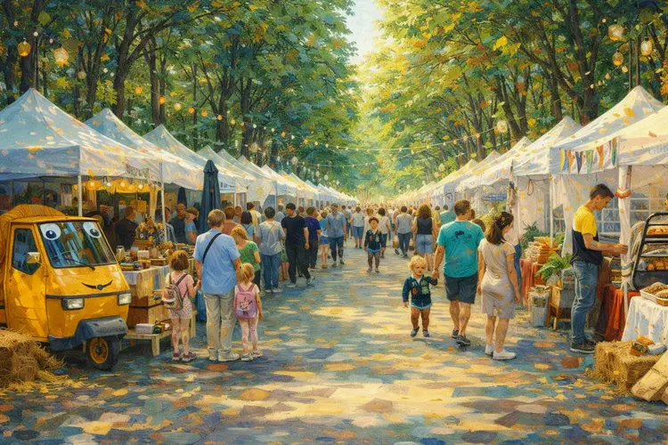 Weekend gastronomic în Parcul Expoziției: A început a doua ediție a Târgului Producătorilor din Regiunea Nord-Est