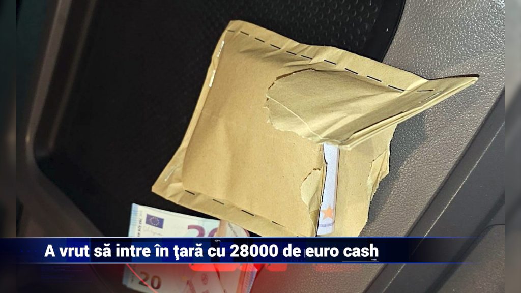 A VRUT SĂ INTRE ÎN ŢARA CU 28000 DE EURO
