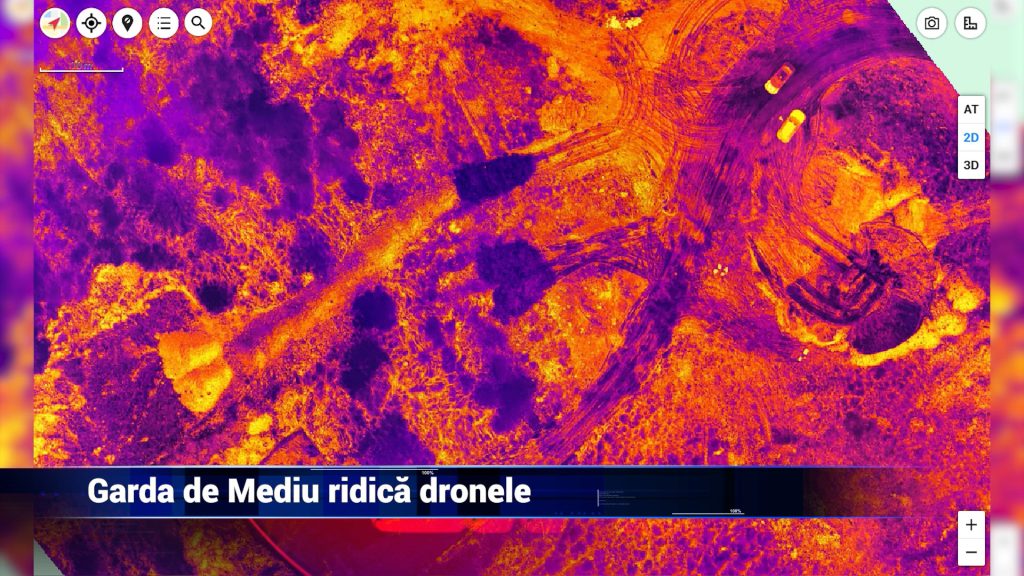 GARDA DE MEDIU RIDICĂ DRONELE