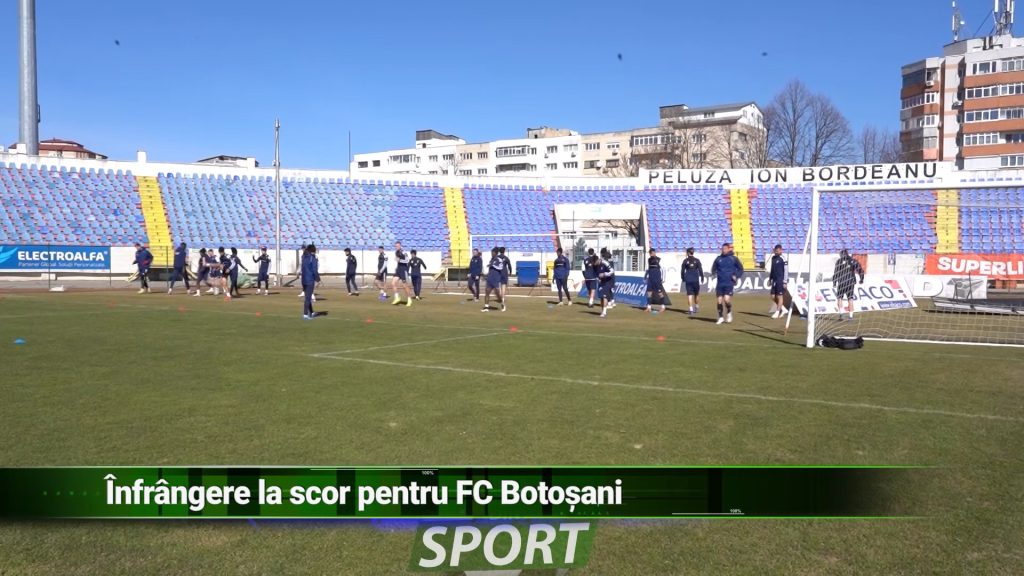 ÎNFRÂNGERE LA SCOR PENTRU FC BOTOŞANI