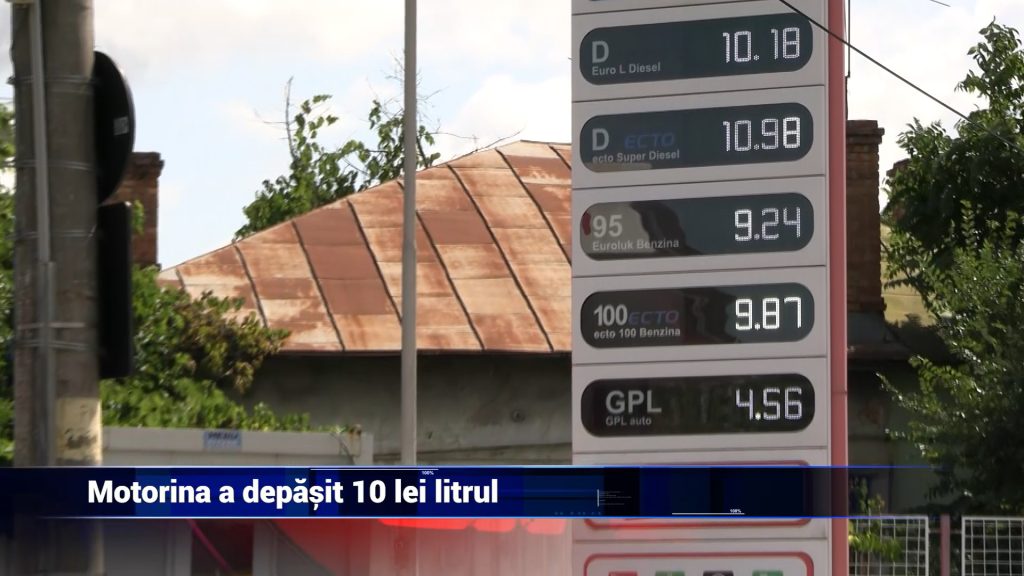 MOTORINA A DEPĂȘIT 10 LEI LITRUL
