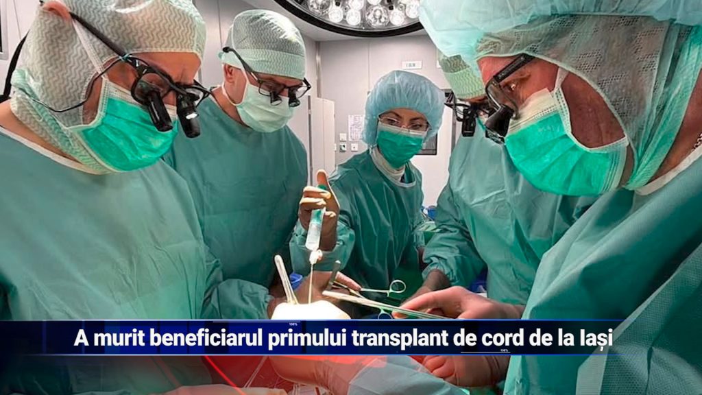 A MURIT BENEFICIARUL PRIMULUI TRANSPLANT DE CORD DE LA IAŞI