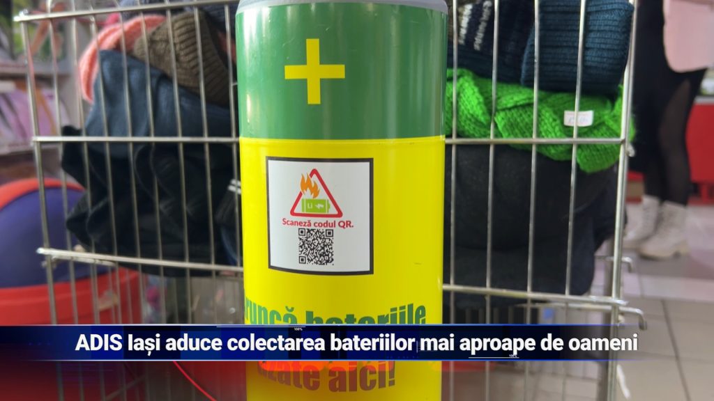 ADIS IAŞI ADUCE COLECTAREA BATERIILOR MAI APROAPE DE OAMENI