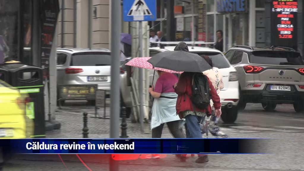CĂLDURA REVINE ÎN WEEKEND