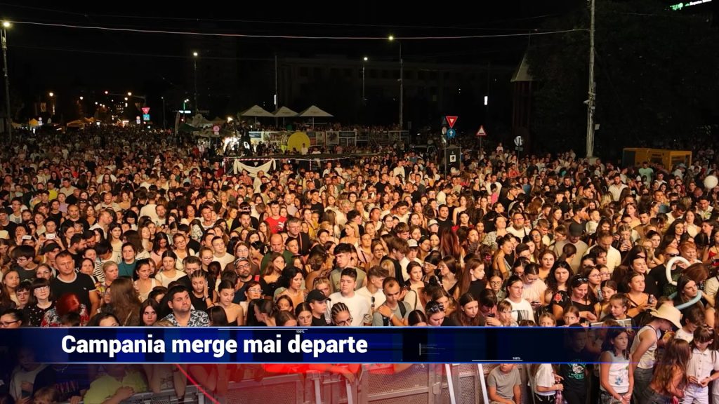 CAMPANIA MERGE MAI DEPARTE