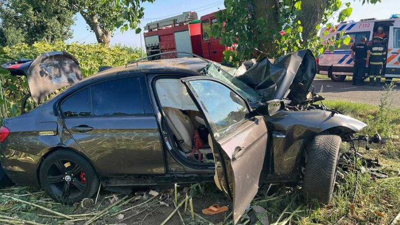 Cinci morți în Dâmbovița, într-un accident cumplit pe DN61