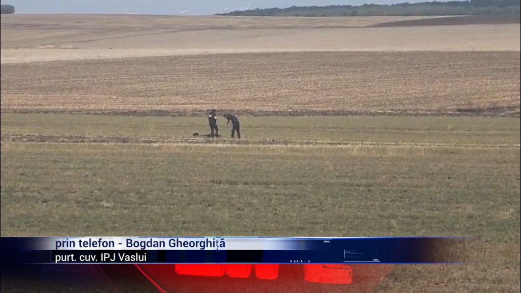DRONĂ CĂZUTĂ ÎN JUDEŢUL VASLUI